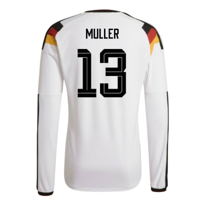 2026-2027 Germany Authentic Long Sleeve Home Shirt (Muller 13)