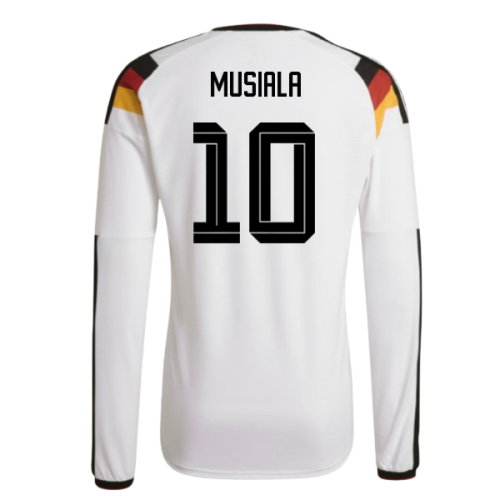 2026-2027 Germany Authentic Long Sleeve Home Shirt (Musiala 10)