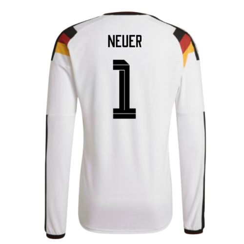 2026-2027 Germany Authentic Long Sleeve Home Shirt (Neuer 1)