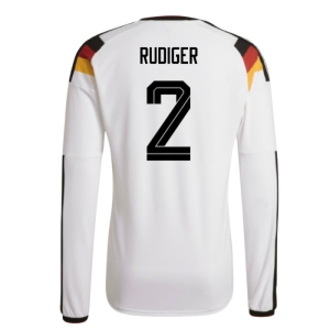 2026-2027 Germany Authentic Long Sleeve Home Shirt (Rudiger 2)