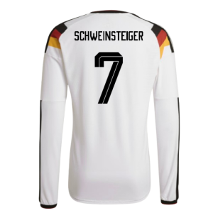 2026-2027 Germany Authentic Long Sleeve Home Shirt (Schweinsteiger 7)