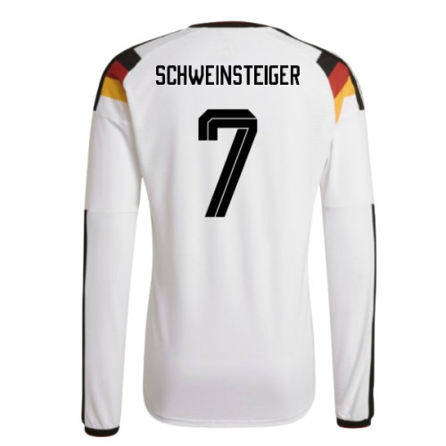 2026-2027 Germany Authentic Long Sleeve Home Shirt (Schweinsteiger 7)