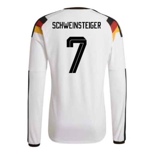 2026-2027 Germany Authentic Long Sleeve Home Shirt (Schweinsteiger 7)