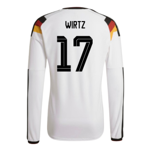 2026-2027 Germany Authentic Long Sleeve Home Shirt (Wirtz 17)