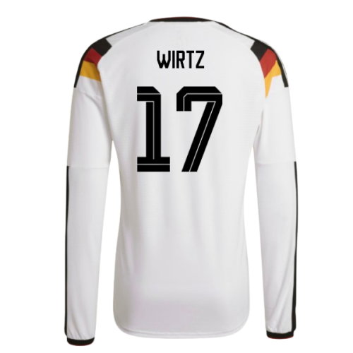 2026-2027 Germany Authentic Long Sleeve Home Shirt (Wirtz 17)