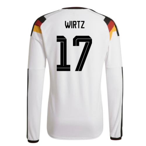 2026-2027 Germany Authentic Long Sleeve Home Shirt (Wirtz 17)