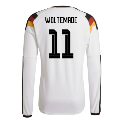 2026-2027 Germany Authentic Long Sleeve Home Shirt (Woltemade 11)