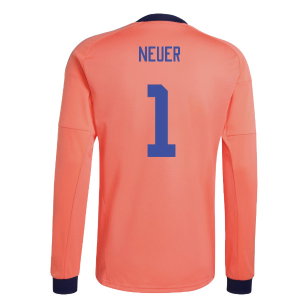 2026-2027 Germany Away Goalkeeper LS Shirt (Coral Fusion) (Neuer 1)