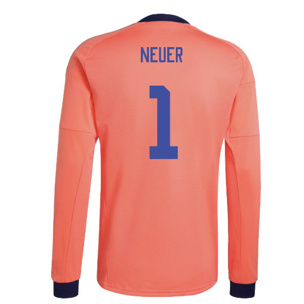 2026-2027 Germany Away Goalkeeper LS Shirt (Coral Fusion) (Neuer 1)