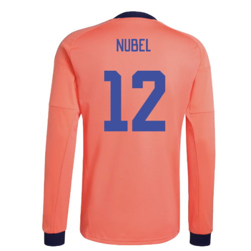 2026-2027 Germany Away Goalkeeper LS Shirt (Coral Fusion) (Nubel 12)