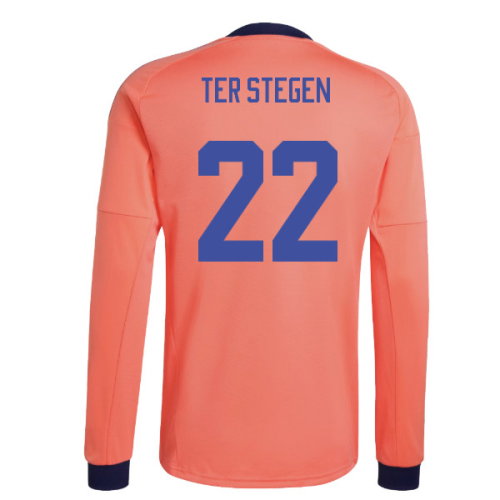 2026-2027 Germany Away Goalkeeper LS Shirt (Coral Fusion) (Ter Stegen 22)