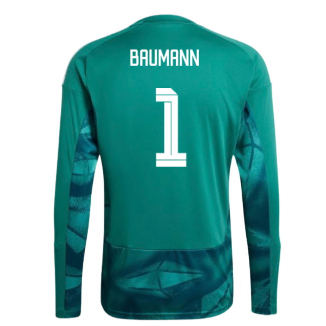 2026-2027 Germany Home Goalkeeper Shirt (Active Green) (Baumann 1)