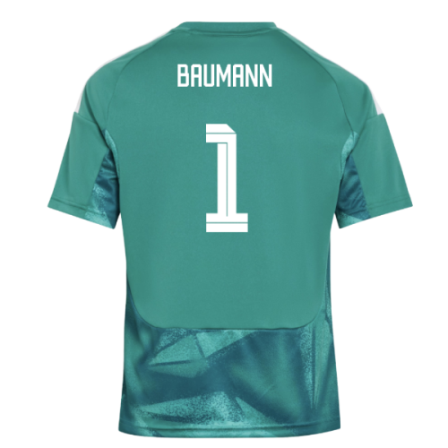 2026-2027 Germany Home Goalkeeper Shirt (Active Green) - Kids (Baumann 1)