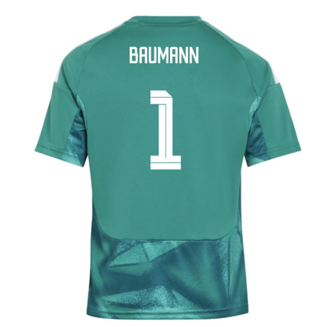 2026-2027 Germany Home Goalkeeper Shirt (Active Green) - Kids (Baumann 1)