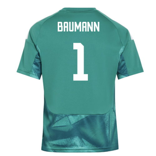 2026-2027 Germany Home Goalkeeper Shirt (Active Green) - Kids (Baumann 1)