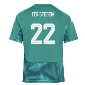 2026-2027 Germany Home Goalkeeper Shirt (Active Green) - Kids (Ter Stegen 22)