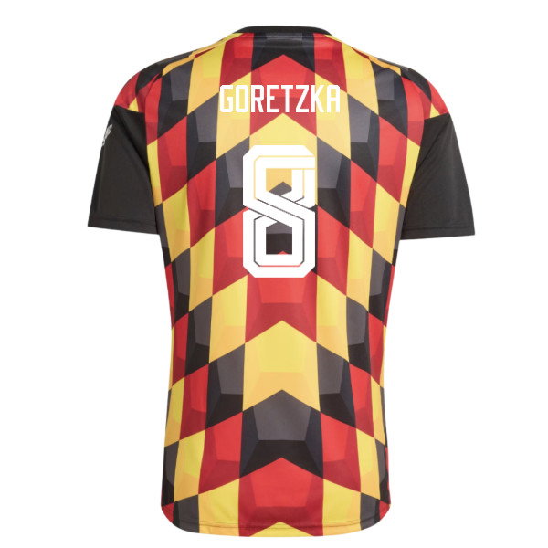 2026-2027 Germany Home Pre-Match Shirt (Black) - Kids (Goretzka 8)