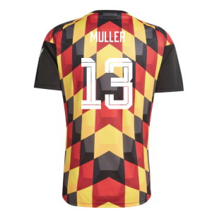 2026-2027 Germany Home Pre-Match Shirt (Black) (Muller 13)