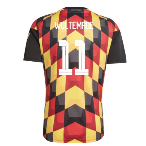 2026-2027 Germany Home Pre-Match Shirt (Black) (Woltemade 11)