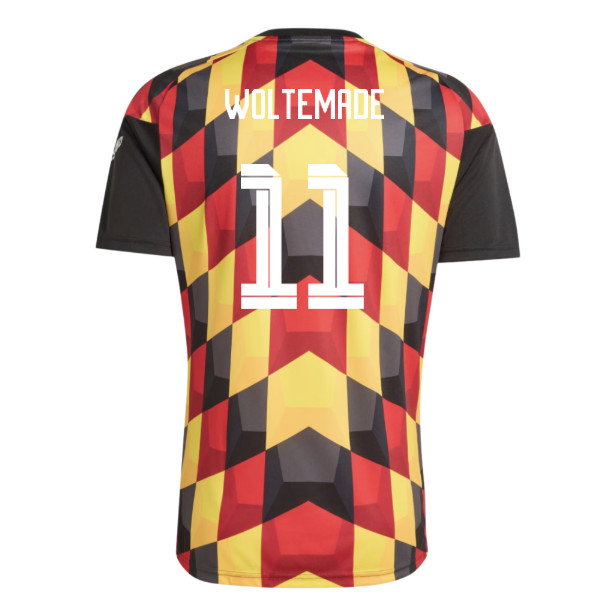 2026-2027 Germany Home Pre-Match Shirt (Black) (Woltemade 11)