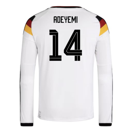 2026-2027 Germany Long Sleeve Home Shirt (Adeyemi 14)