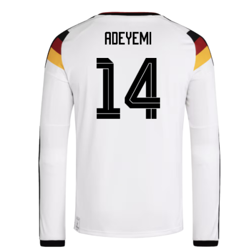 2026-2027 Germany Long Sleeve Home Shirt (Adeyemi 14)
