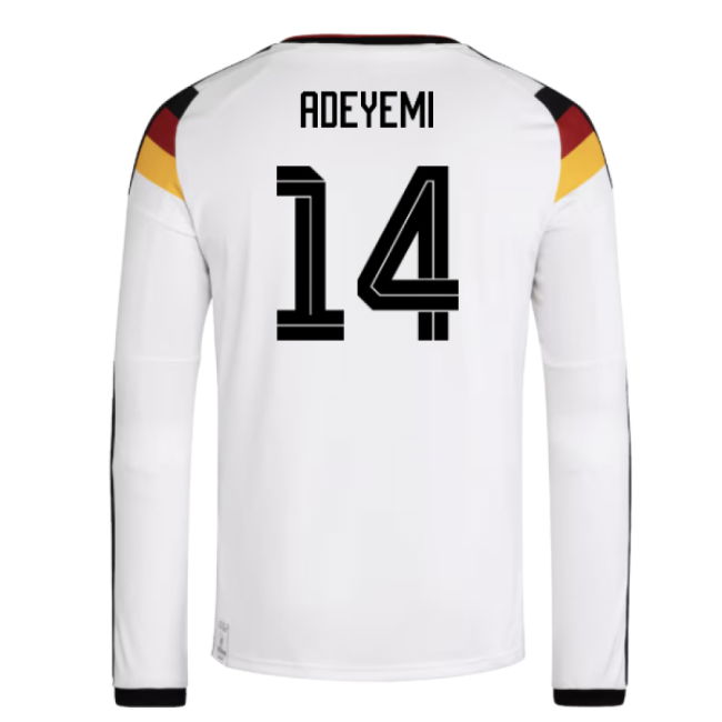 2026-2027 Germany Long Sleeve Home Shirt (Adeyemi 14)