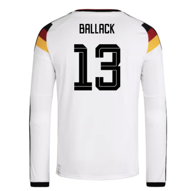 2026-2027 Germany Long Sleeve Home Shirt (Ballack 13)