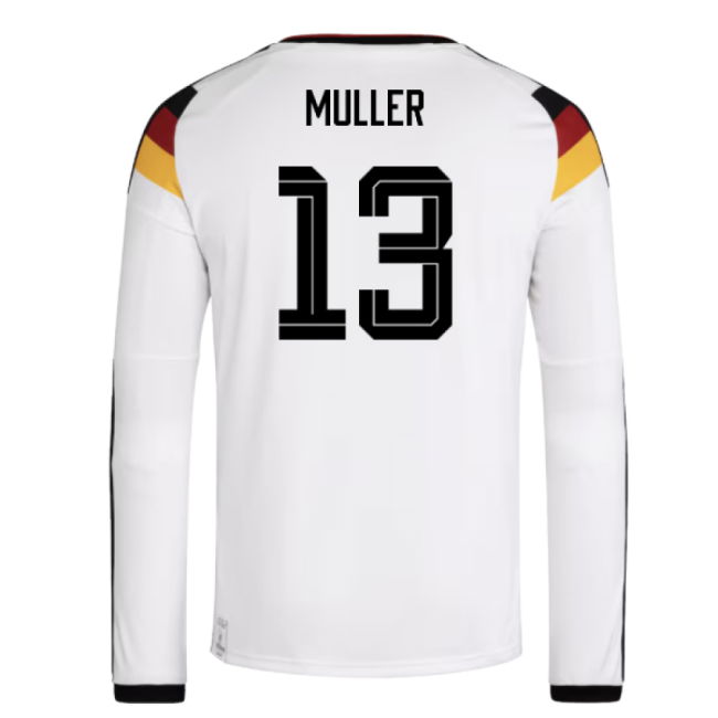 2026-2027 Germany Long Sleeve Home Shirt (Muller 13)