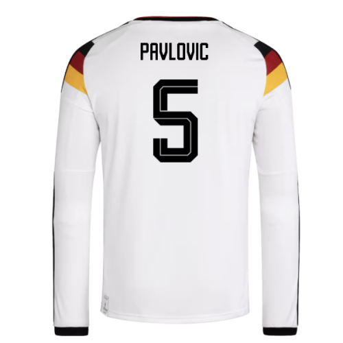 2026-2027 Germany Long Sleeve Home Shirt (Pavlovic 5)