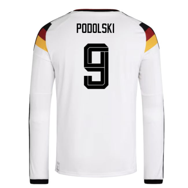 2026-2027 Germany Long Sleeve Home Shirt (Podolski 9)