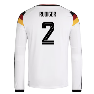 2026-2027 Germany Long Sleeve Home Shirt (Rudiger 2)