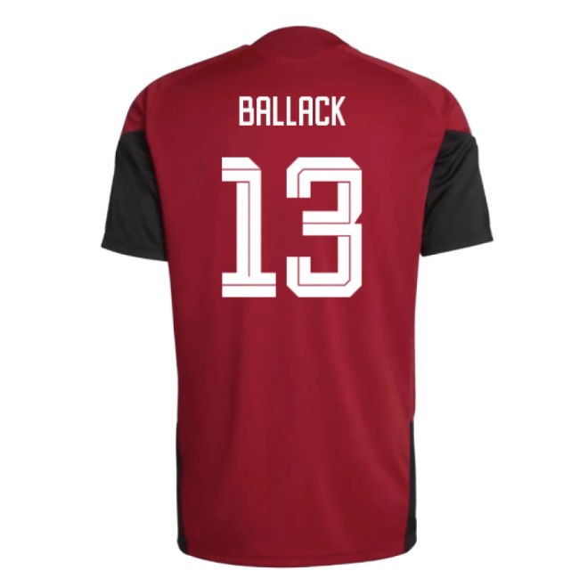 2026-2027 Germany Training Jersey (Red) (Ballack 13)