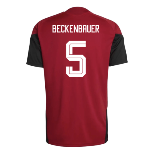 2026-2027 Germany Training Jersey (Red) (Beckenbauer 5)