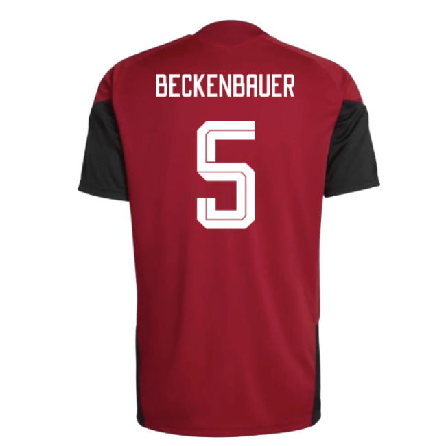 2026-2027 Germany Training Jersey (Red) (Beckenbauer 5)