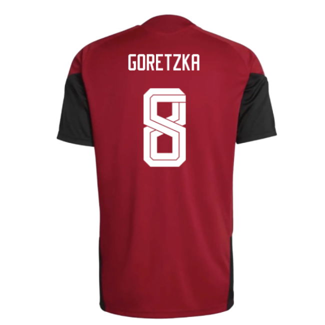 2026-2027 Germany Training Jersey (Red) (Goretzka 8)