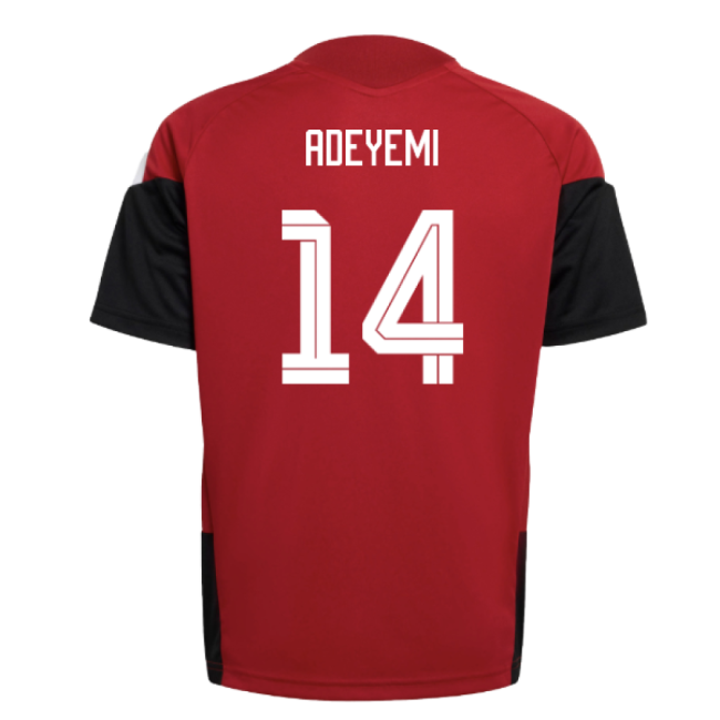 2026-2027 Germany Training Jersey (Red) - Kids (Adeyemi 14)