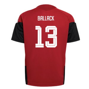 2026-2027 Germany Training Jersey (Red) - Kids (Ballack 13)