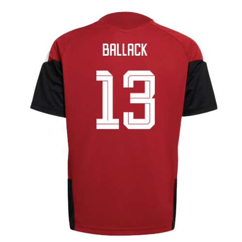 2026-2027 Germany Training Jersey (Red) - Kids (Ballack 13)