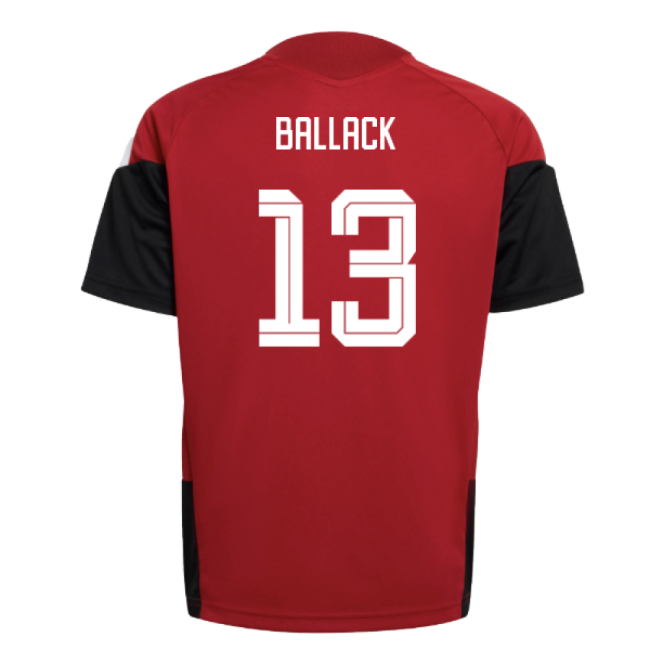 2026-2027 Germany Training Jersey (Red) - Kids (Ballack 13)