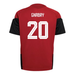 2026-2027 Germany Training Jersey (Red) - Kids (Gnabry 20)