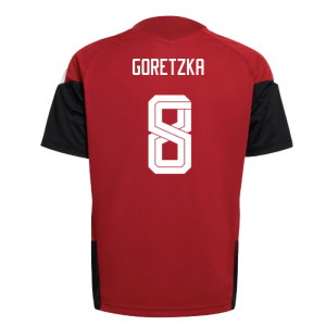 2026-2027 Germany Training Jersey (Red) - Kids (Goretzka 8)