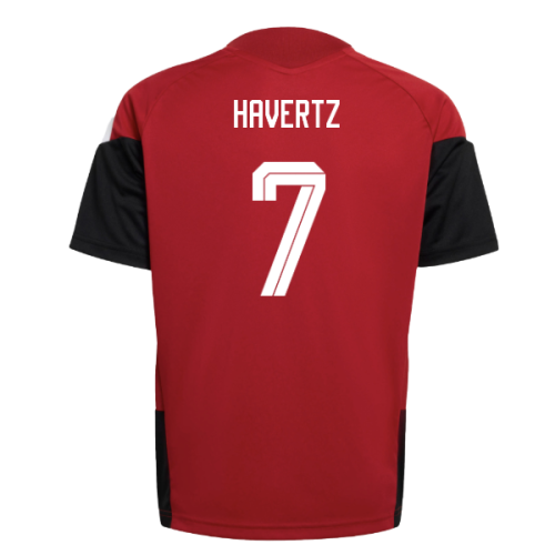 2026-2027 Germany Training Jersey (Red) - Kids (Havertz 7)