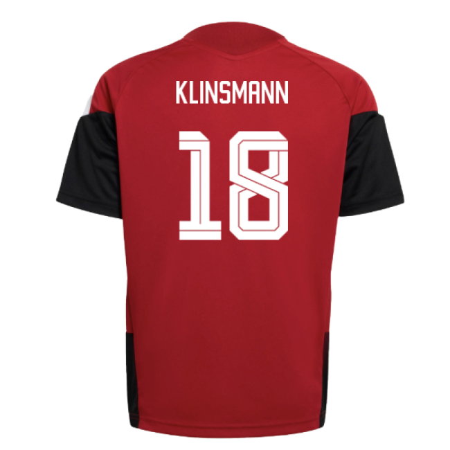 2026-2027 Germany Training Jersey (Red) - Kids (Klinsmann 18)