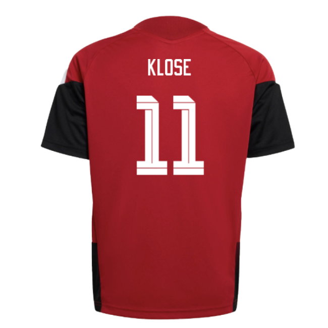 2026-2027 Germany Training Jersey (Red) - Kids (Klose 11)