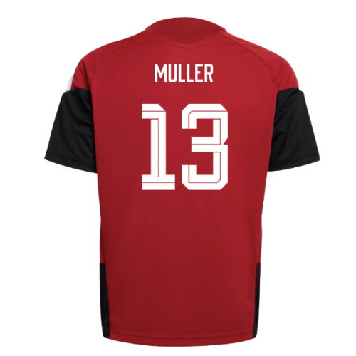 2026-2027 Germany Training Jersey (Red) - Kids (Muller 13)