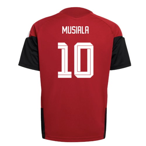 2026-2027 Germany Training Jersey (Red) - Kids (Musiala 10)