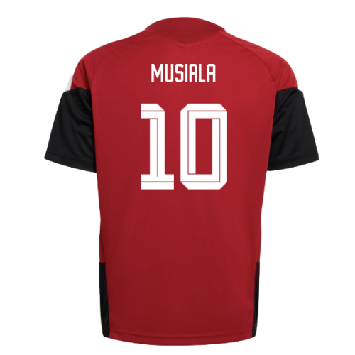 2026-2027 Germany Training Jersey (Red) - Kids (Musiala 10)