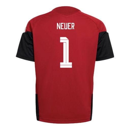 2026-2027 Germany Training Jersey (Red) - Kids (Neuer 1)