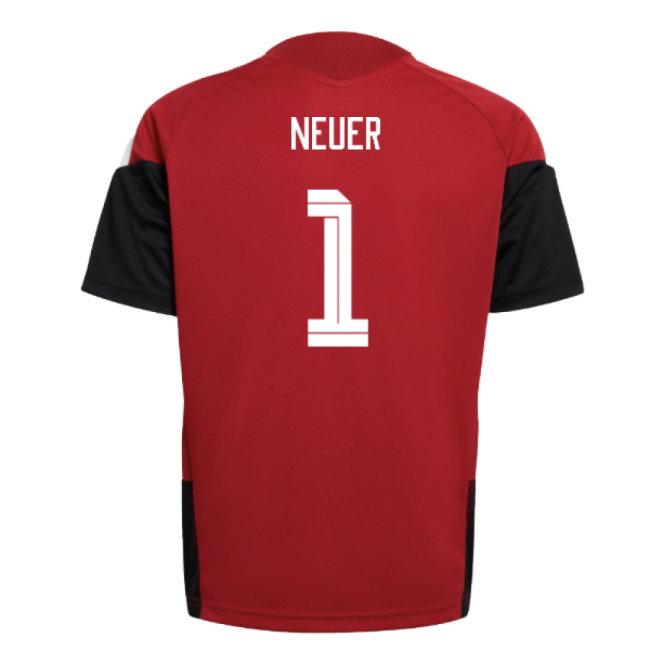 2026-2027 Germany Training Jersey (Red) - Kids (Neuer 1)